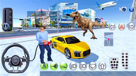 3D Driving Class Simulator New Car Gas Station In Dragon Game Super