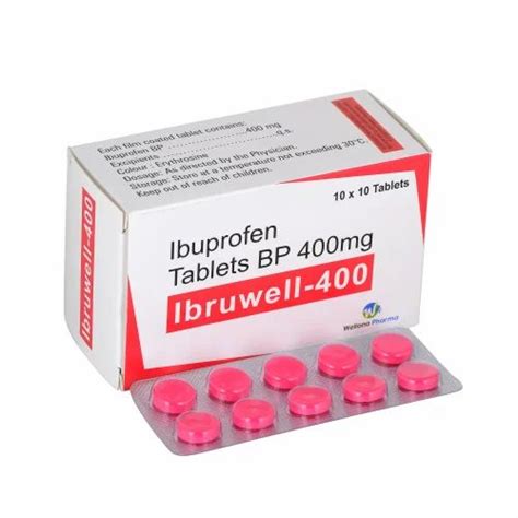 Ibuprofen Tablet 400mg at ₹ 30/box | Surat | ID: 14706014030