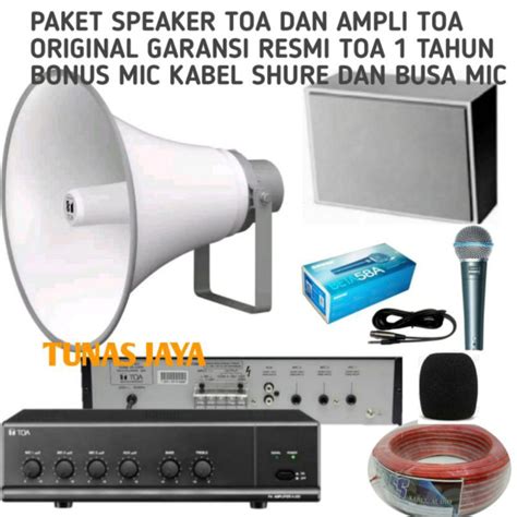 Jual Paket Toa Sound System Masjid Atau Paket Toa Sound System Musholla