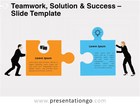 Editable Flat Jigsaw Pieces PowerPoint Template | lupon.gov.ph