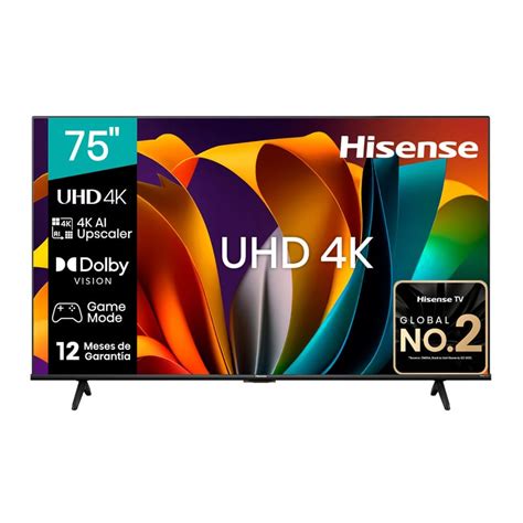 HISENSE LED Smart TV 75 A6N 4K Ultra HD VIDAA Hisense Falabella