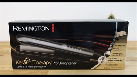 Remington Keratin Therapy S Hair Straightener Unboxing Test Youtube