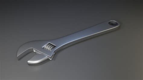 Wrench 3d Free Modell Low Poly 3d Model Free VR AR Low Poly 3D