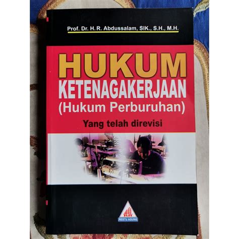 Jual Buku Hukum Ketenagakerjaan Dan Hukum Perburuhan Murah Shopee