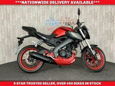 YAMAHA MT 125 MT 125 ABS MODEL LOW MILEAGE EXAMPLE 2015 15 PLATE In