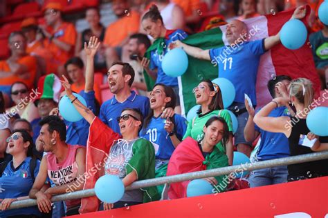 Italian Fans During Quarter Final Soccer Editorial Stock Photo Stock