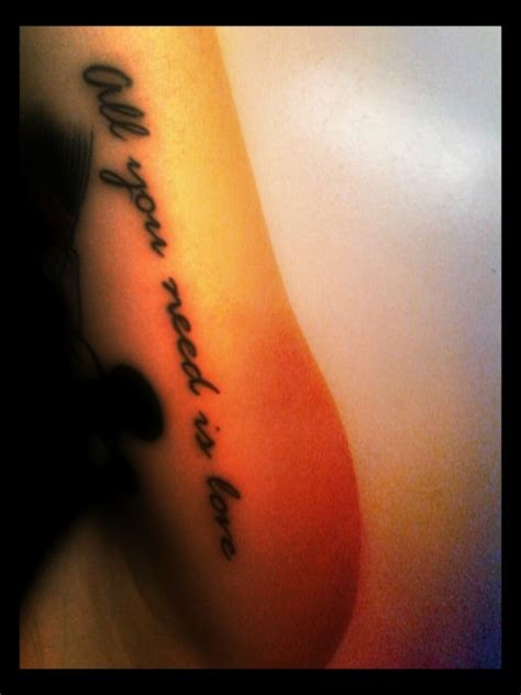 All You Need Is Love