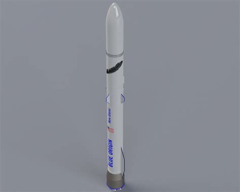 3D file Blue Origin New Glenn Rocket (v3)・Model to download and 3D ...