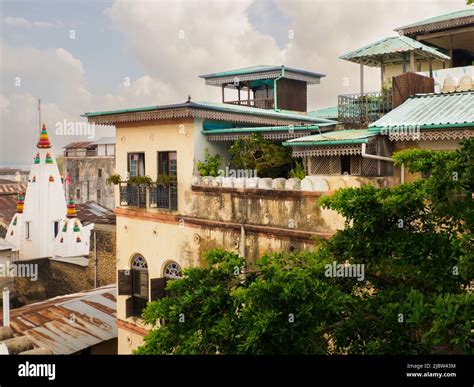 Stone Town Zanzibar Feb 2021 Top View For Stone Twon Also Known As