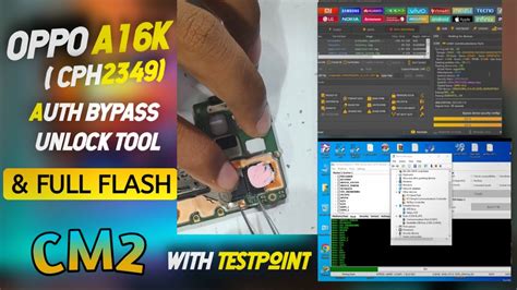 Oppo A K Cph Testpoint Frp Remove By Cm Auth Bypass Unlock Tool Hot