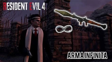 RESIDENT EVIL 4 REMAKE ZERANDO ARMAS INFINITA PS4 YouTube