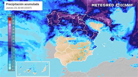 Tiempo inestable y de contrastes en España se esperan lluvias y