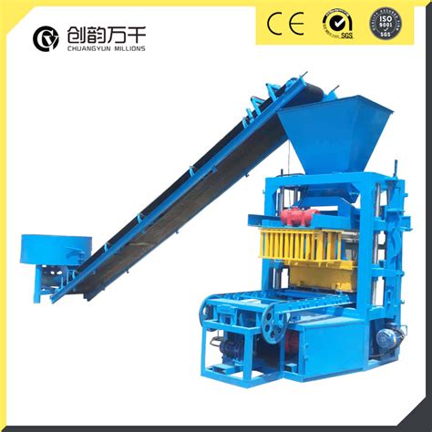 Qt Automatic Cement Concrete Hollow Block Machine China Brick