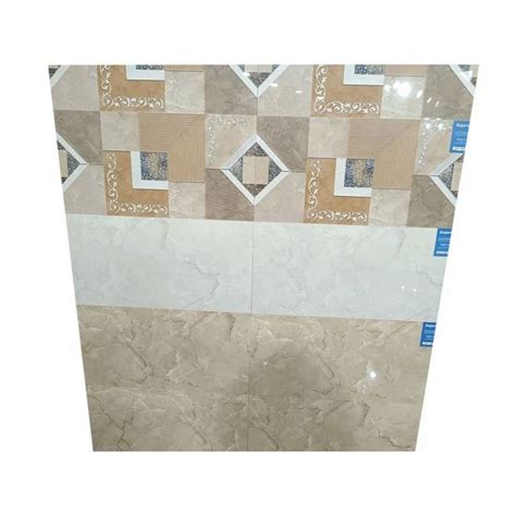 Glossy Kajaria Digital Printed Ceramic Tile Set Size 4x8 Feet