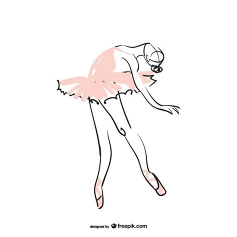 Bailarina De Ballet Ilustraci N Vector Gratis Bailarinas De Ballet