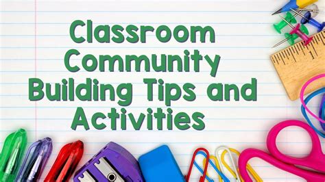 Classroom Community 101 How To Build A Positive Classroom Community Youtube