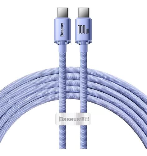 Cable reforzado Baseus Cable de carga rápida USB C para Baseus Tipo C