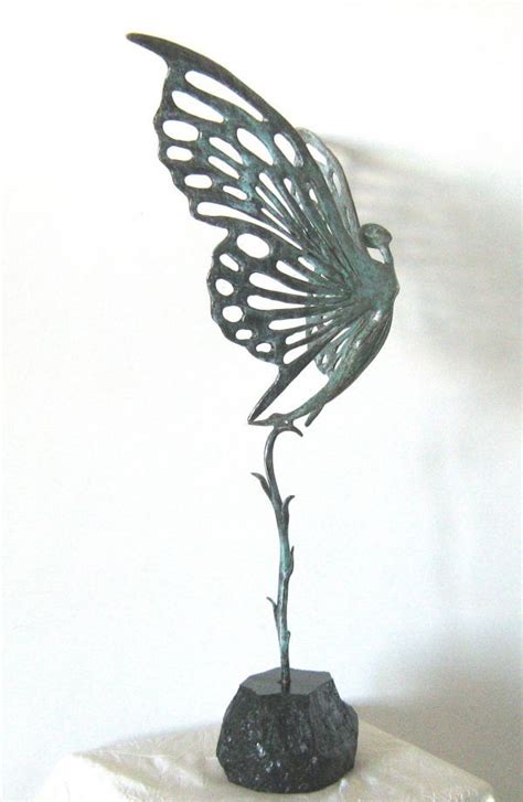 Butterfly Abstract Butterfly Ballerina Statuette By Liubka Kirilova Sculptures For Sale