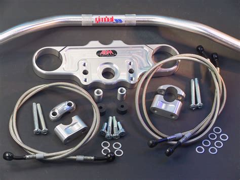 Abm Superbike Handlebar Kit Honda Vtr 1000 Sp1 Sc45 00 01 Silver Ebay