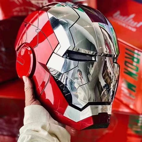 Iron Man Mk Helmet Advanced Motorized Face Plates Iron Man