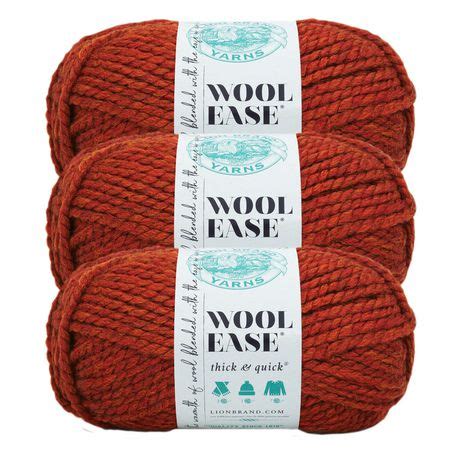 Lion Brand Wool Ease Thick Quick Yarn Spice Walmart Canada