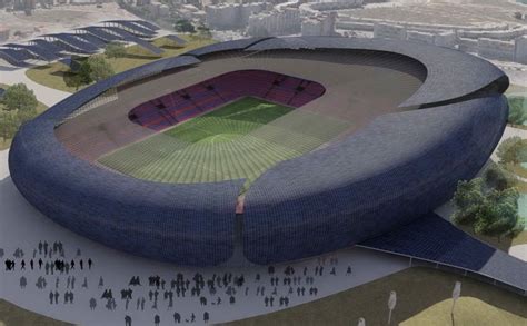 Il Nuovo Stadio Sant Elia A Cagliari Entro Il The New S Elia