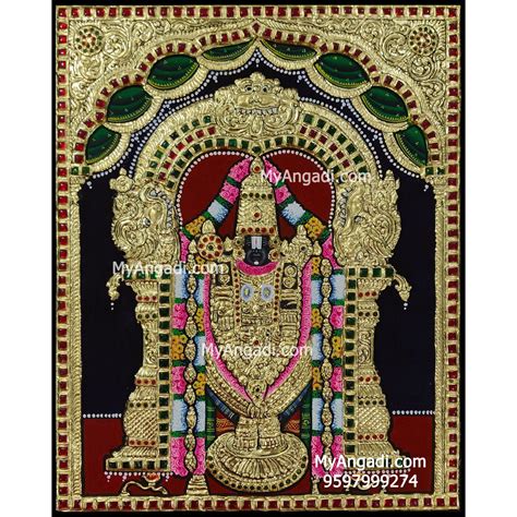 Balaji Tanjore Painting Lord Balaji Tanjore Paintings Online Buy