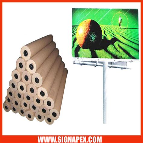 Signapex PVC Fronlit Backlit Coated Fabric Flex Banner Lona Rolls For