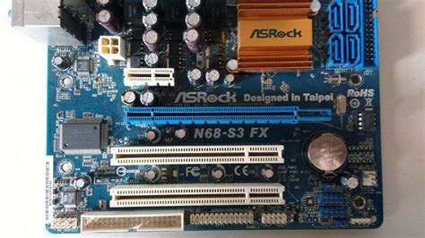 Placa Mãe Amd Ddr3 Am3 Asrock N68 S3 Fx Usada Testada Ref 02504 Mercado Livre