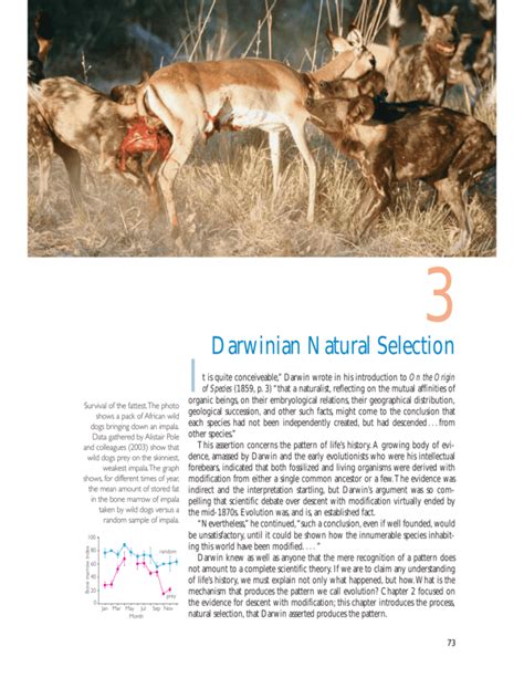 Chapter 3: Darwinian Natural Selection