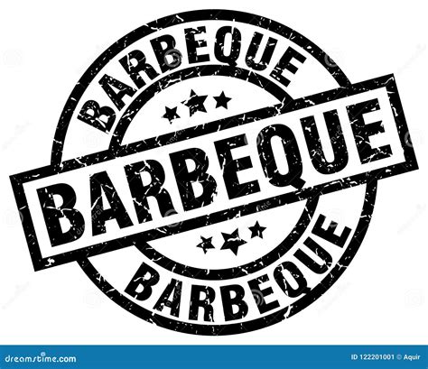 Barbeque Stamp Stock Vector Illustration Of Insignia