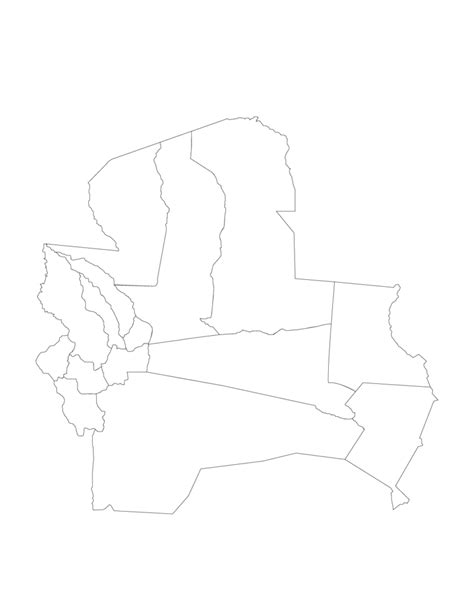 Mapas Departamentos Y Provincias De Bolivia Para Colorear