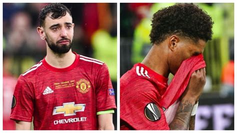 Bruno Fernandes Marcus Rashford Ole Gunnar Solskjaer In Tears After