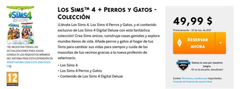 Reserva Los Sims 4 Perros Y Gatos Simsguru