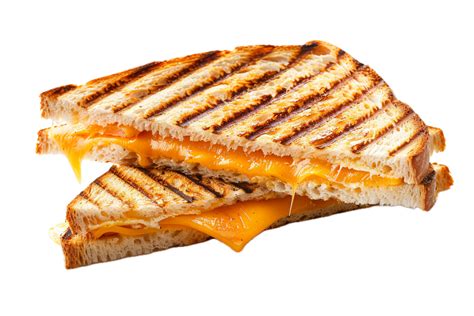 Ai Generated Grilled Cheese Sandwich With Melting Cheese Png 42654456 Png