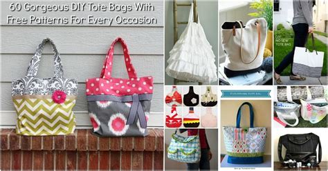 60 Gorgeous Diy Tote Bags With Free Patterns For Every Occasion Artofit