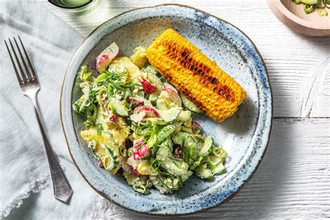 Skandinavischer Kartoffelsalat Mit Dill Rezept Hellofresh