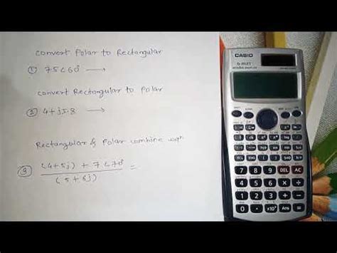 How To Convert Polar To Rectangular Or Rectangular To Polar Using