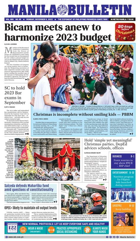 Manila Bulletin News On Twitter Manila Bulletin Headline For Today