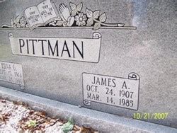 James A Pittman Find A Grave Memorial