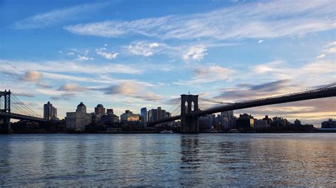 4K, Brooklyn, cityscape, New York City, USA, Brooklyn Bridge, bridge ...