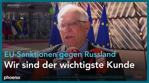 Josep Borell Zu Weiteren Sanktionen Der Eu Gegen Russland Am