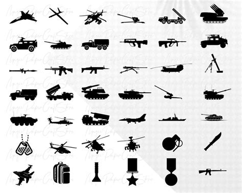 120 Military Svg Bundle Soldier Svg Army Svg Military Etsy