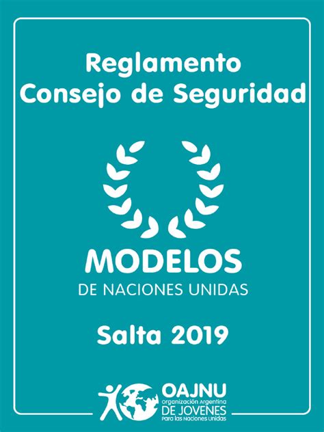 Reglamento Consejo De Seguridad Mnu Salta 2019 Pdf Votación