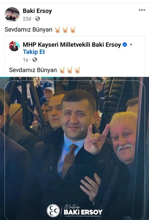 MHP Kayseri Milletvekili Ersoy dan manidar mesaj O ilçede MHP mi aday