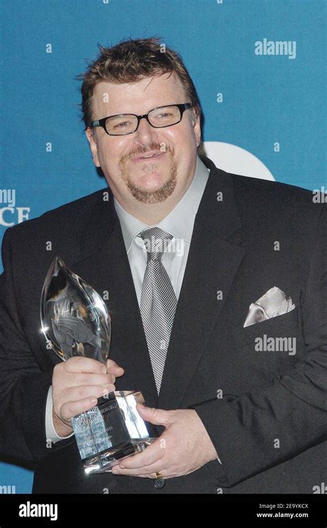 Michael Moore attends the pressroom of the 31st Annual People's Choice ...