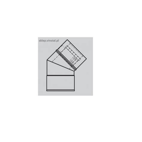 Kolano Koncentryczne SPS 45st FI60 100 Viessmann