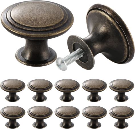 Tsunnee Pcs Vintage Cabinet Knobs Bronze Drawer Knobs Antique Style