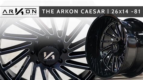 Arkon Caesar X Gloss Black Milled Youtube