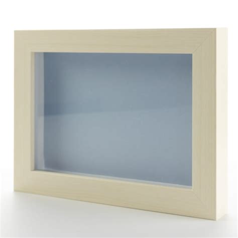 10x20 Shadow Box Frame Light Real Wood With A Blue Acid Free Backing 34 Of Usuable Depth